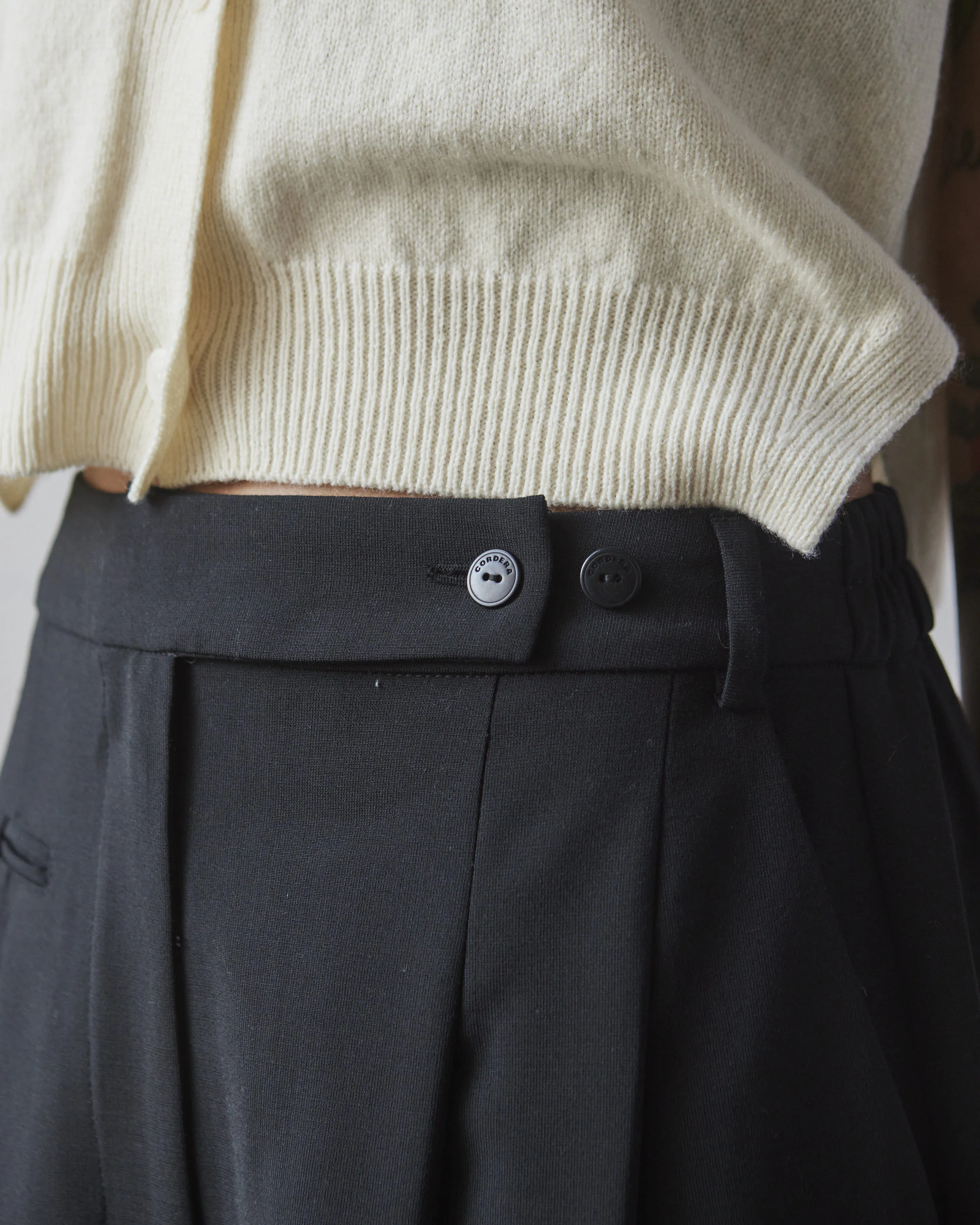 Cordera Carrot Pants, Black