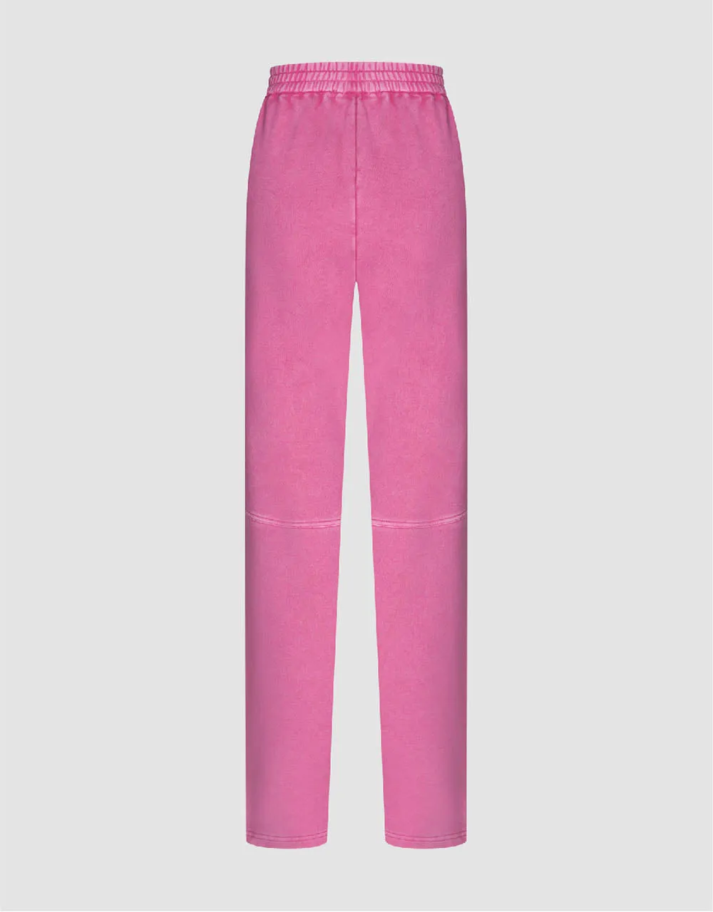 Elastic Waist Knitted Carrot Fit Pants