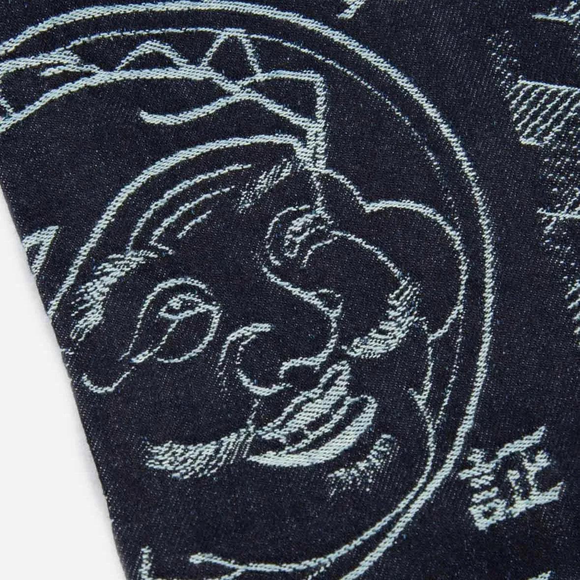 Evisu Japanese Pattern Jacquard Carrot-Fit Jeans #2017