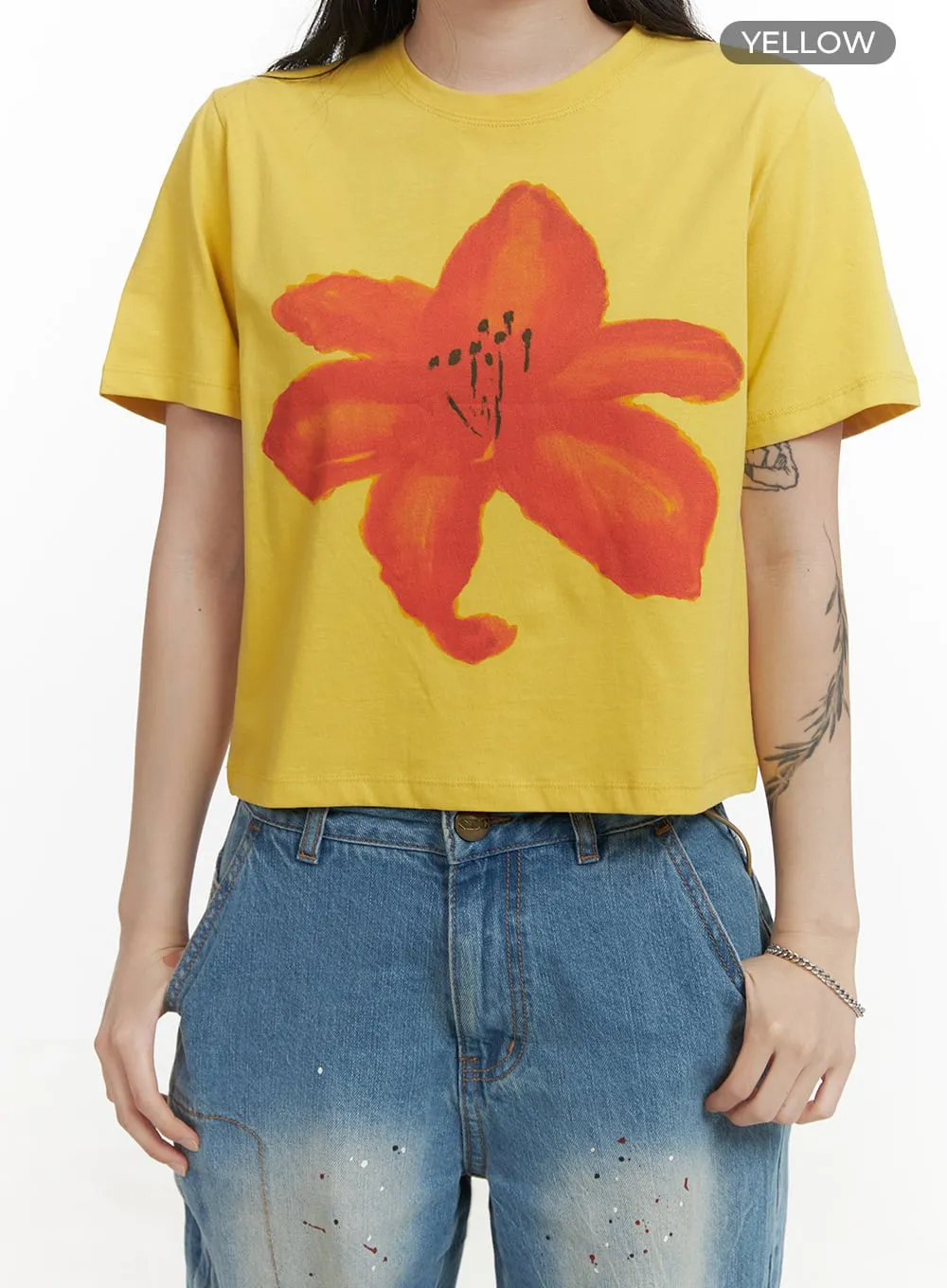 Floral Bliss Graphic Tee CY417