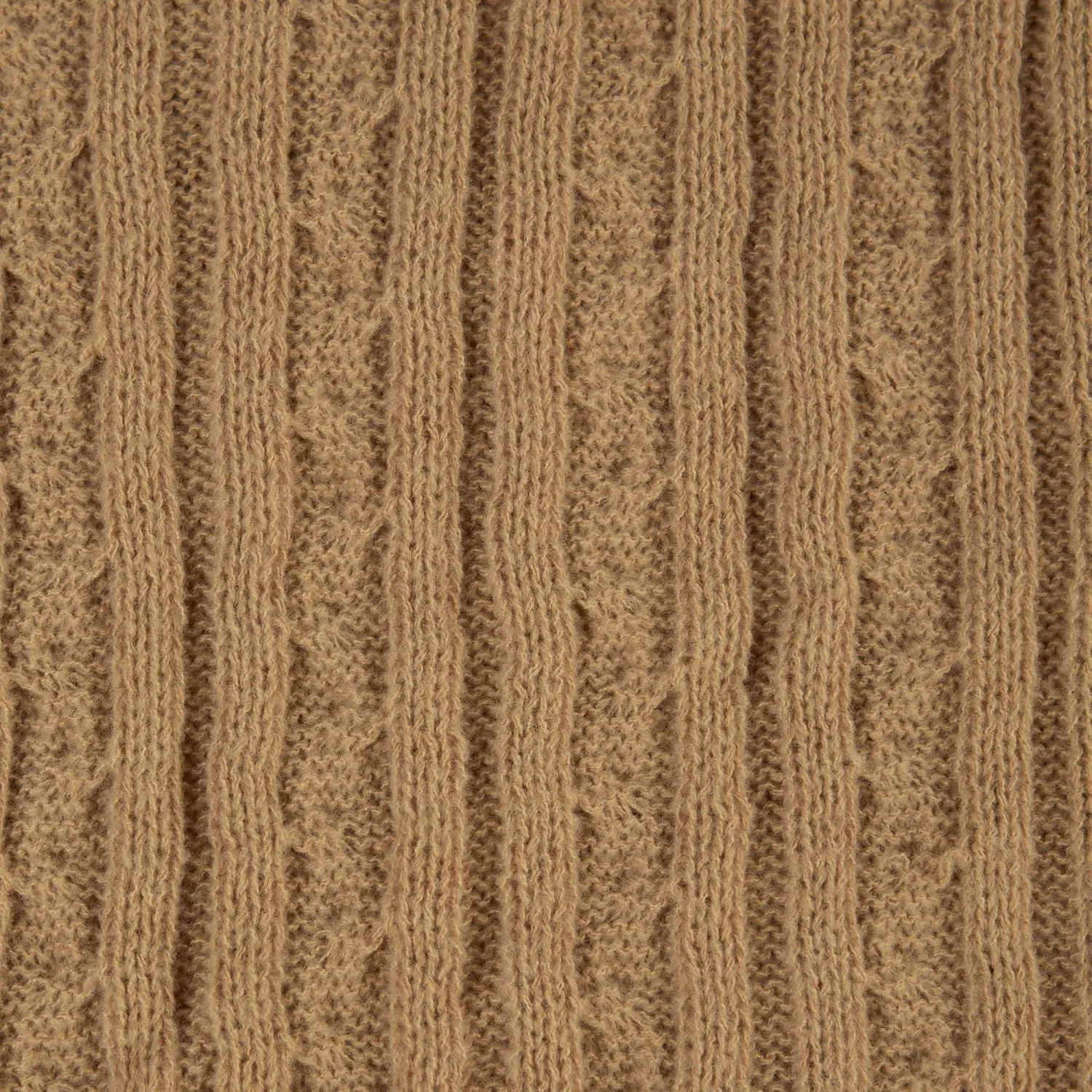 Hadley Wren Women's Kenna Cable Knit Open Front Poncho Wrap