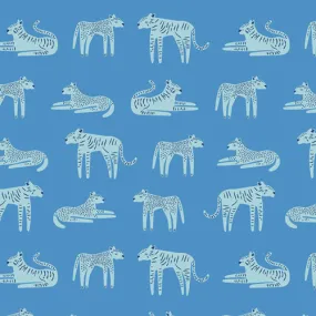 KNIT : Fierce Felines Cloud $19.49/Yard
