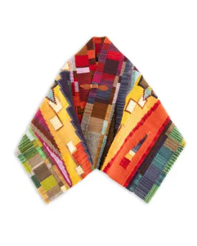 Merino Wool Blanket Poncho - Diamond Sampler