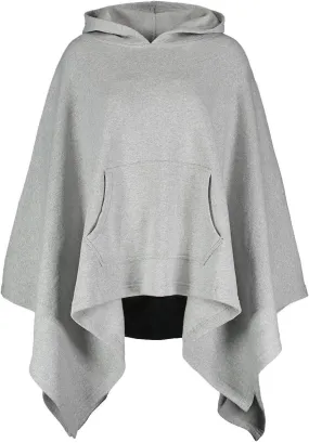 MV Sport Women's Sweatshirt Blanket Poncho Hoodie/Cozy Fleece Pullover Ponchos/Warm Hooded Cape for Women