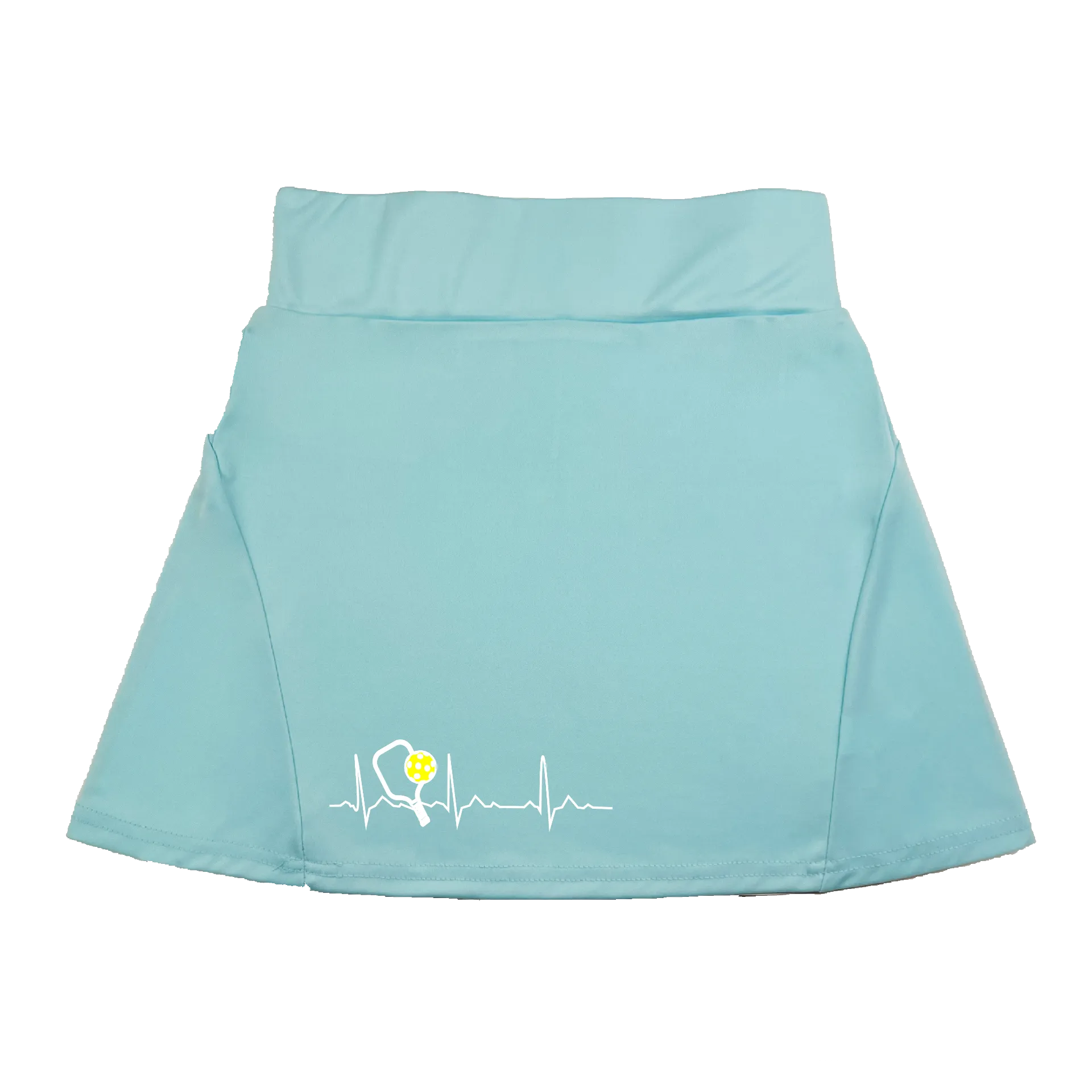 Pickleball Heartbeat EKG | Women's Flirty Pickleball Skort