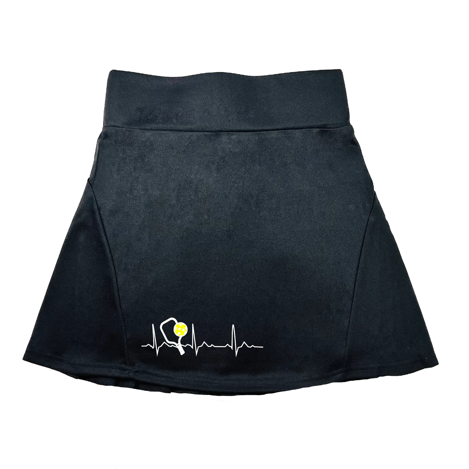 Pickleball Heartbeat EKG | Women's Flirty Pickleball Skort