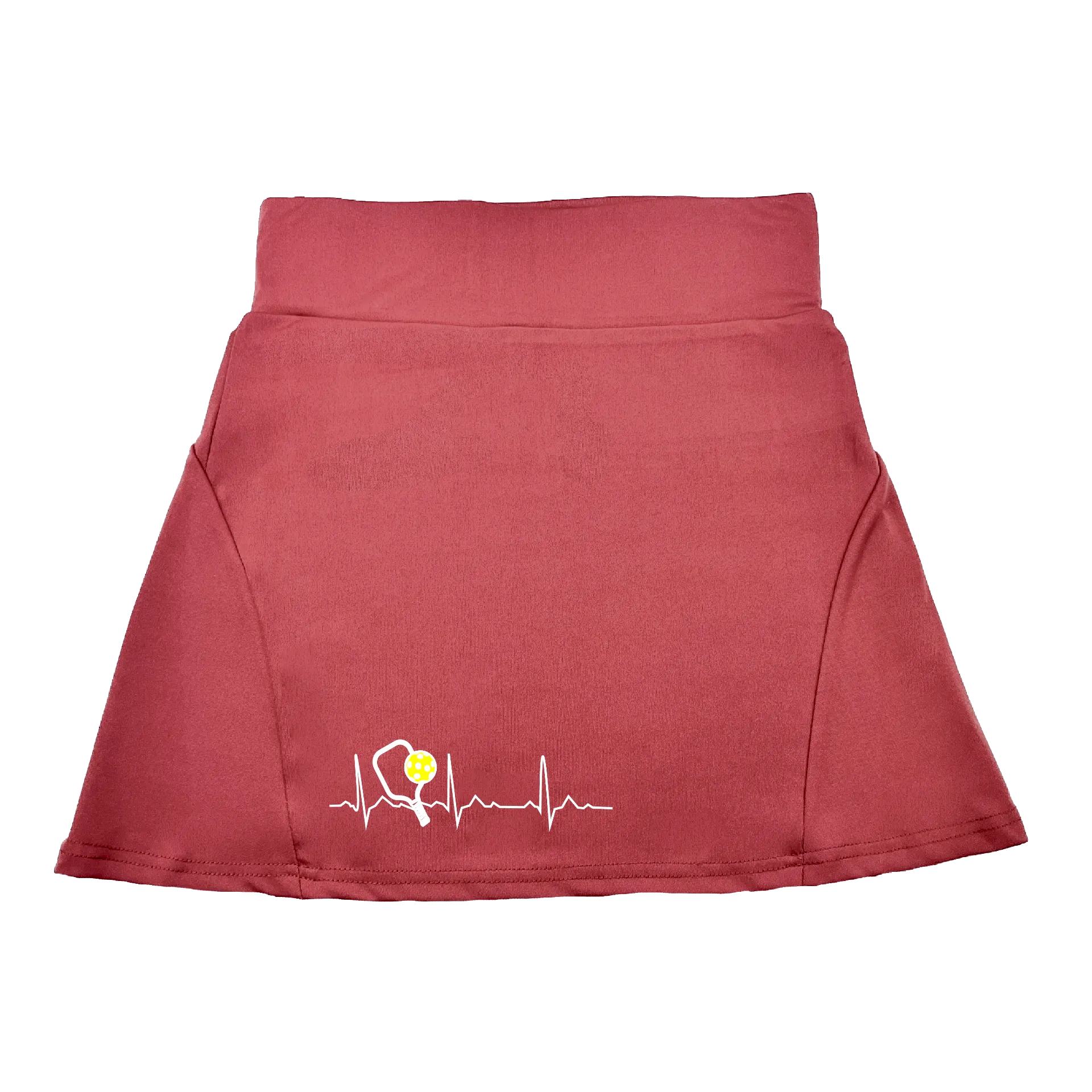 Pickleball Heartbeat EKG | Women's Flirty Pickleball Skort