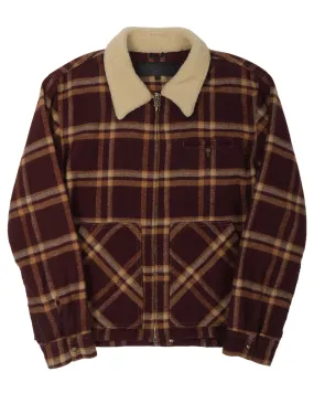 Shearling Flannel Jacket
