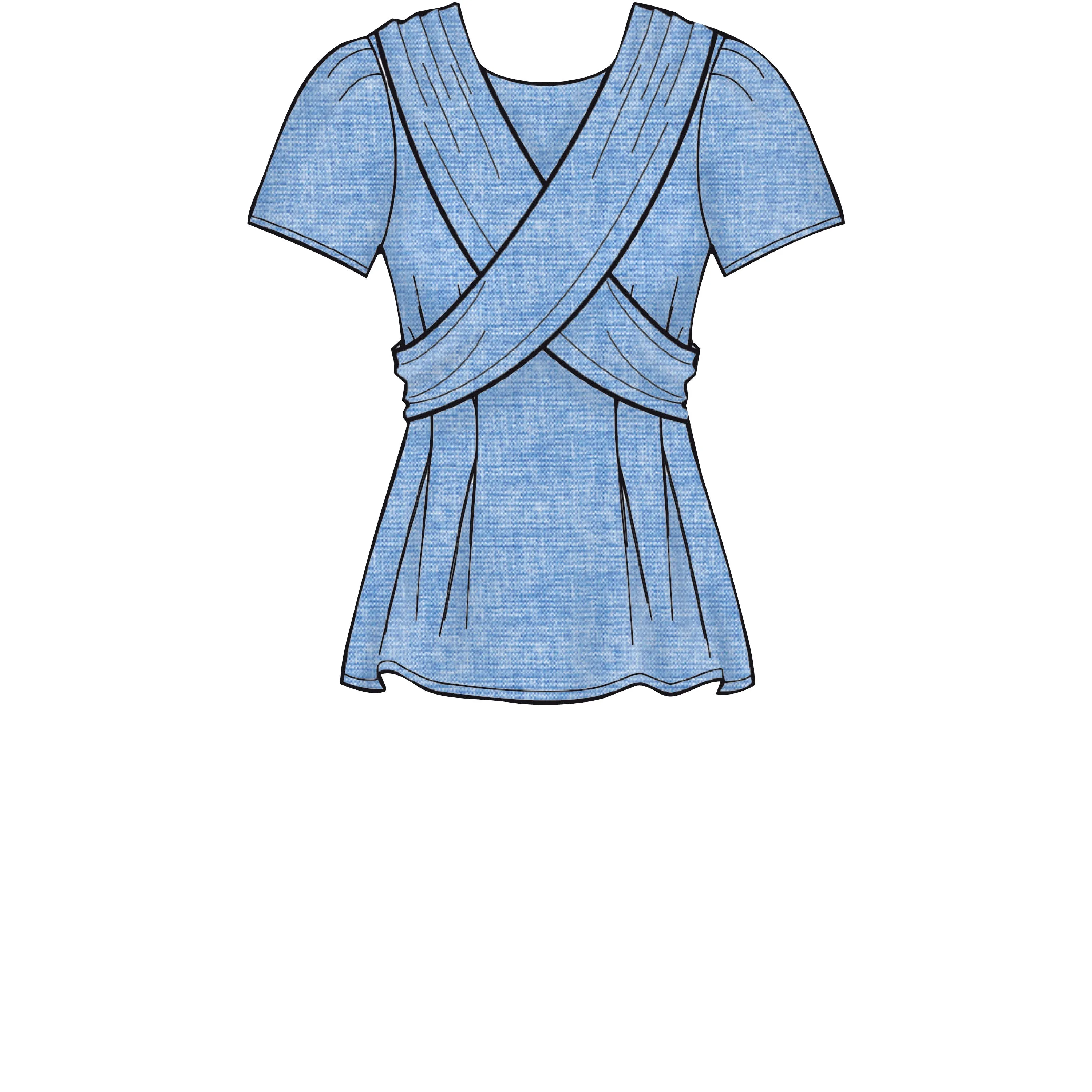 Simplicity Pattern 8921 Misses' Tops