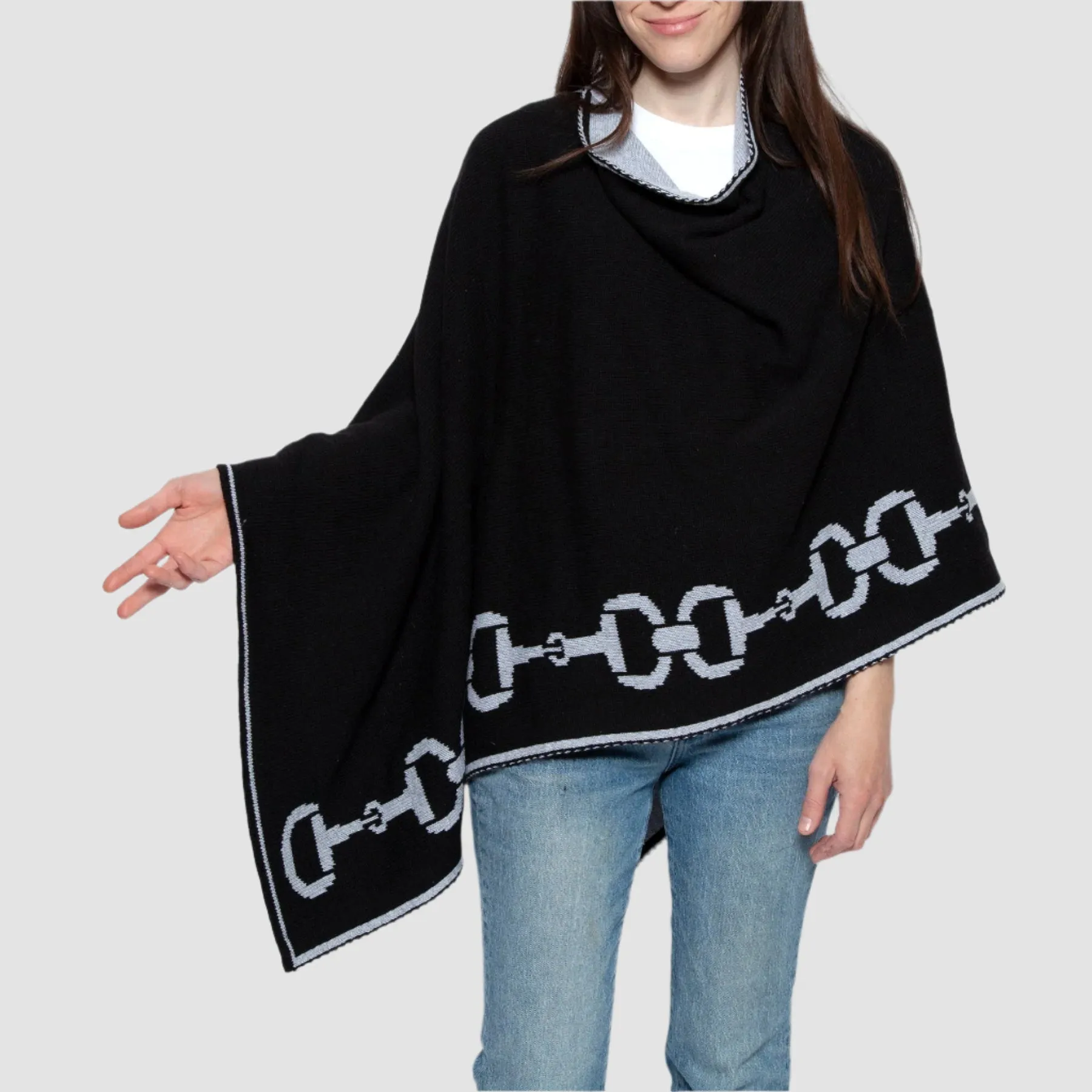 Snaffle Bit Horse Poncho