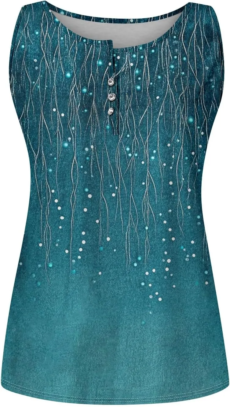 Summer Tank Tops for Women Sleeveless Pleated V Neck Loose Fit Tunic Blouses Shirts Fashion Tee 2025,Woemens Fashion