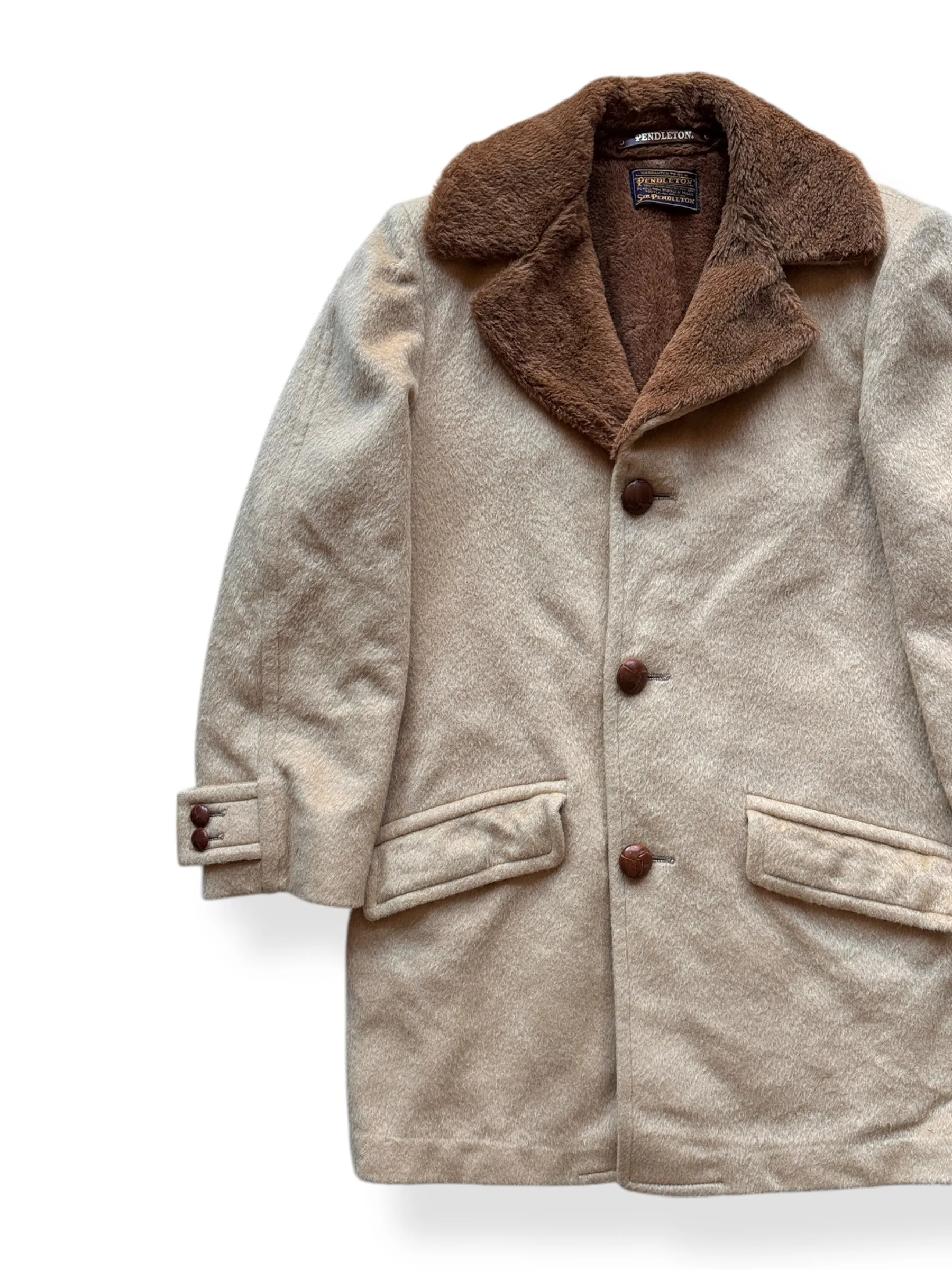 Vintage Sir Pendleton Camelhair Lined Jacket SZ M