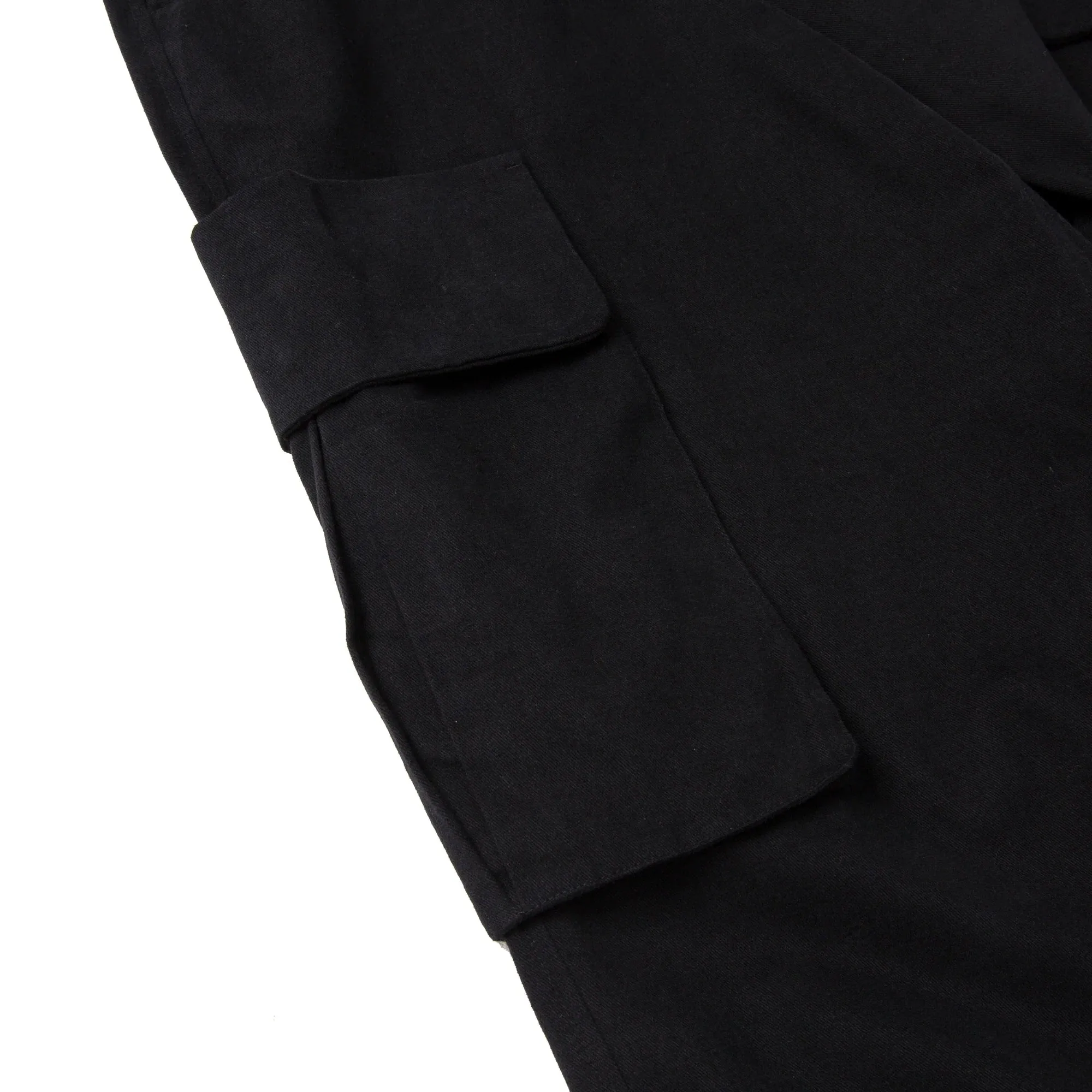Wide Leg Cargo Black