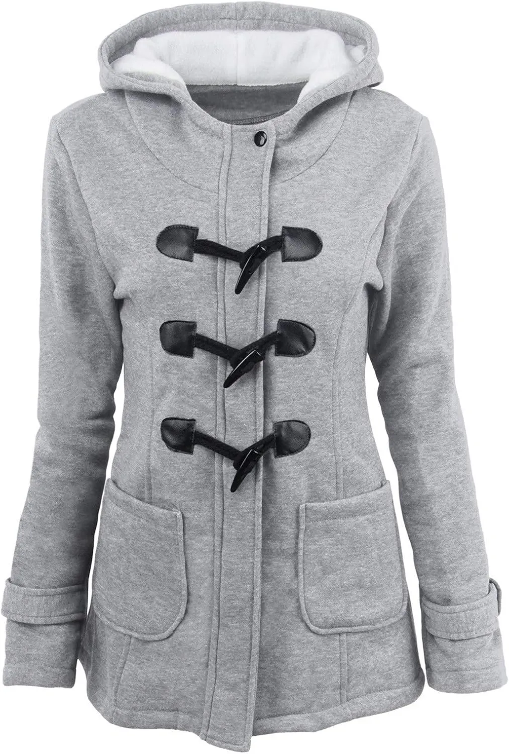 Women's Fashion Winter Coat Warm Faux Shearling Shaggy Shacket Jacket Color Block Oversized Fluffy Sherpa Outerwear