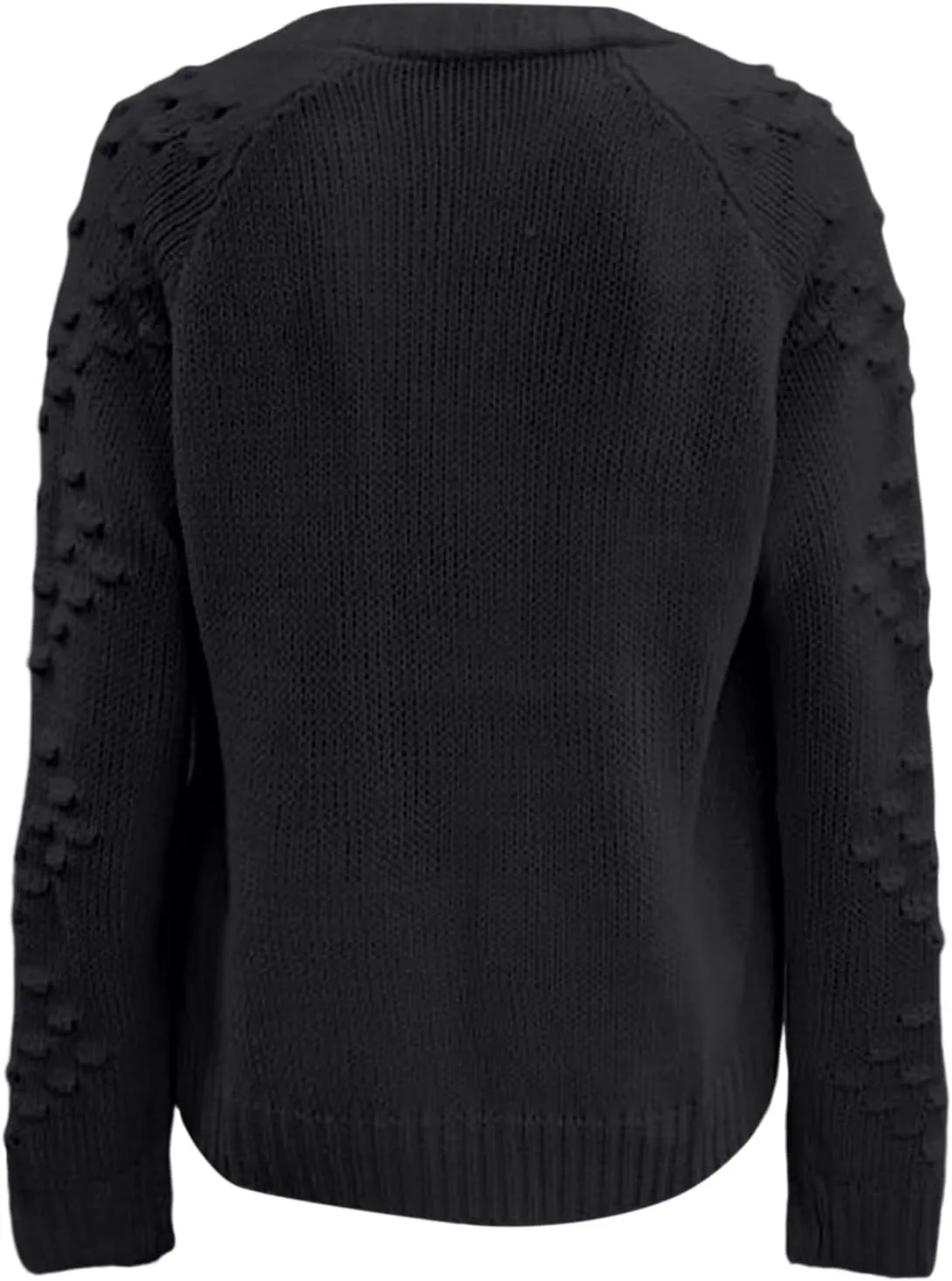Women's Open Front Lightweight Cardigans Casual Button Down Coat Trendy Chunky Knit Sweater Outwear with Pocket