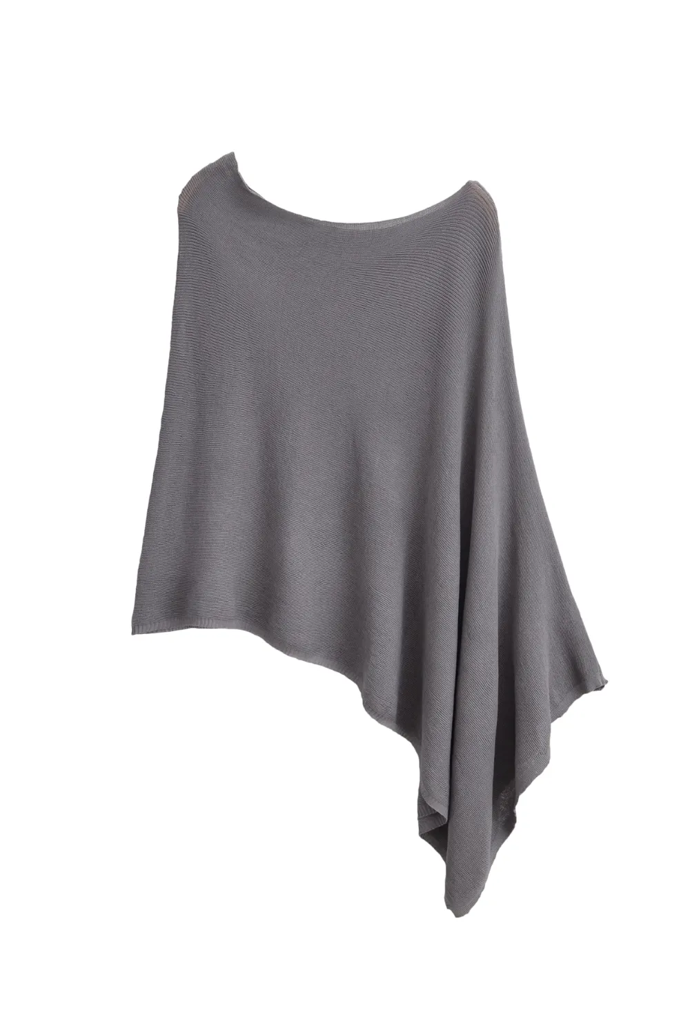 'Zoey' Fine-knit Poncho (4 Colors)
