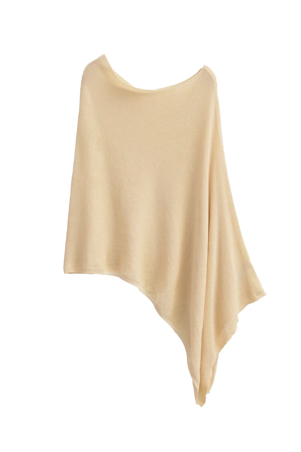 'Zoey' Fine-knit Poncho (4 Colors)