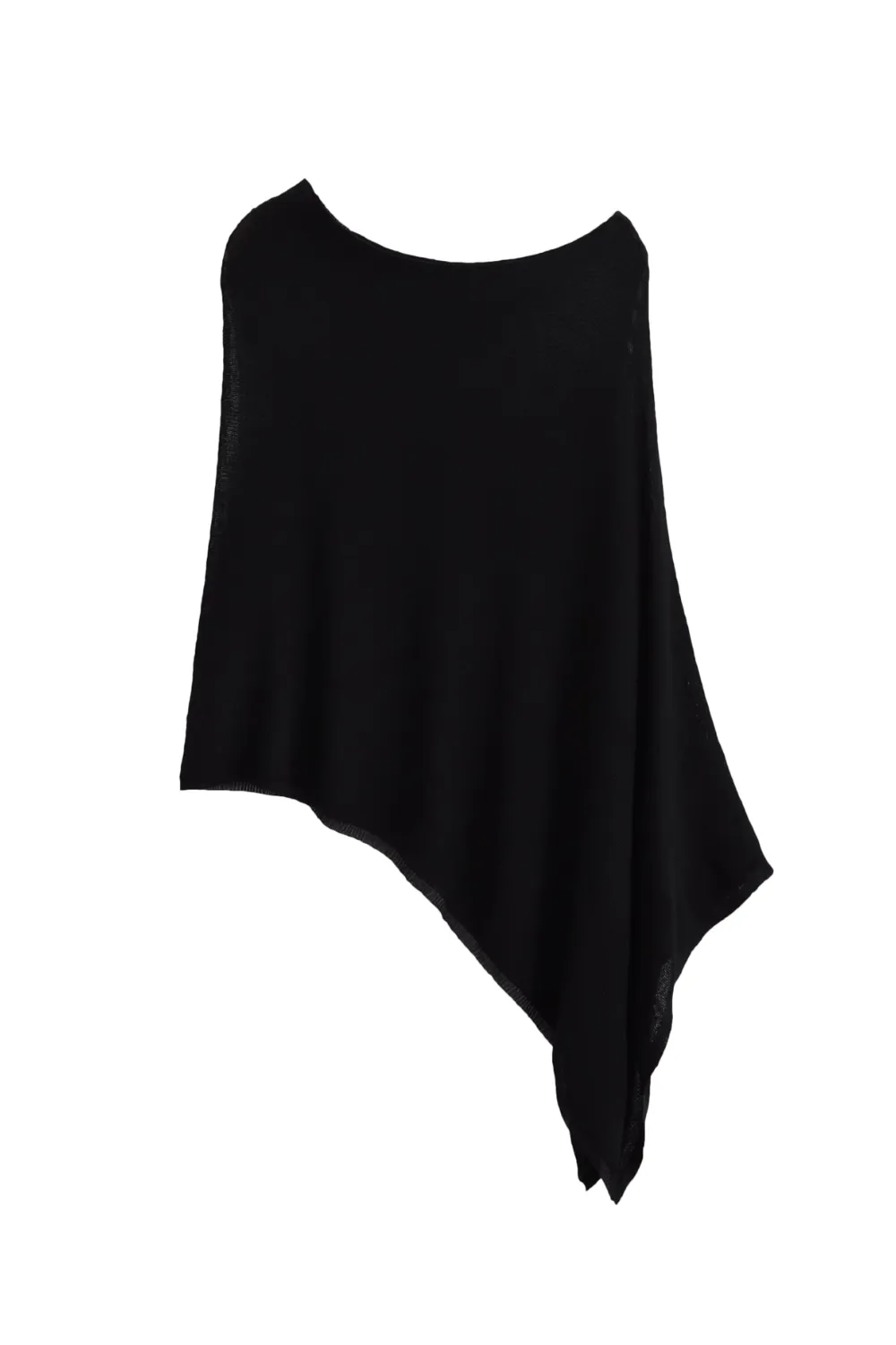 'Zoey' Fine-knit Poncho (4 Colors)